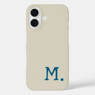 Moderne Monogramm erste Ersetzung Ihre iPhone 16 Hülle