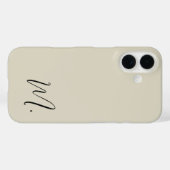 Moderne Monogramm erste Ersetzung Ihre Case-Mate iPhone Hülle (Rückseite (Horizontal))