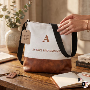Moderne Monogramm-Faux-Sattelleder-Farbblock Tragetaschen Mit Langen Trägern