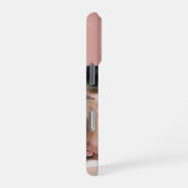 Moderne Monogramm-Fotocollage Dusty Rose iPhone Hülle (Rechte Seite)