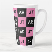 Moderne Monogramm-FREUNDE FÜR Christlich Milchtasse (Rechts)