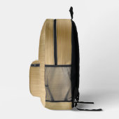 Moderne Monogramm Gold Bedruckter Rucksack (Rechts)
