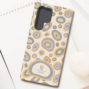 Moderne Monogramm-Handyhülle – Abstrakte Gestaltun Samsung Galaxy Hülle