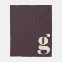 Moderne Monogramm-Initiale Buchstabe Dunkles Dunke