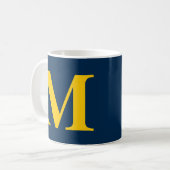 Moderne Monogramm Initiale Buchstabe Einfach Kaffeetasse (Vorderseite Links)