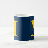 Moderne Monogramm Initiale Buchstabe Einfach Kaffeetasse (Mittel)