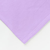 Moderne Monogramm-Initiale, Buchstabe Pastell-Lave Fleecedecke (Ecke)