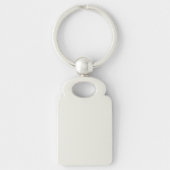 Moderne Monogramm-Initialen Beruflich Schlicht ein Schlüsselanhänger (Rückseite)