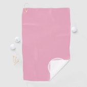 Moderne Monogramm-Initialen Feminine Pink Golfhandtuch (Insitu)