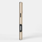 Moderne Monogramm-Kamel-gestreifte Brautparty-Name iPhone Hülle (Rechte Seite)