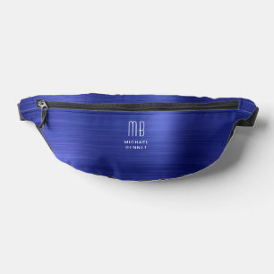 Moderne Monogramm Navy Blau Bauchtasche