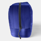 Moderne Monogramm Navy Blau Waschbeutel (Rechts)