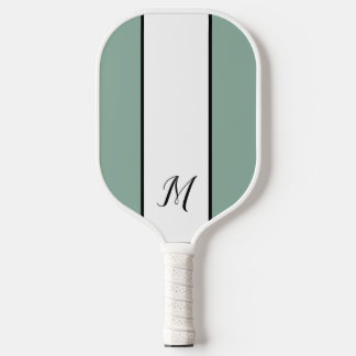 Moderne Monogramm Personalisierte Klassische Monog Pickleball Schläger