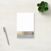 Moderne Monogramm Post-it Klebezettel (Büro)
