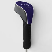 Moderne Monogramm Premium Golf  Headcover (angewinkelt)