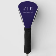 Moderne Monogramm Premium Golf