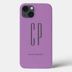 Moderne Monogramm Professional Schlicht Einfaches Case-Mate iPhone Hülle