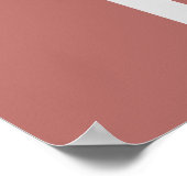 Moderne Monogramm Professional Schlicht Minimalist Poster (Ecke)