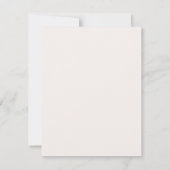 Moderne Monogramm-Professionell-Einfarbig-Pastellf Mitteilungskarte (Rückseite)