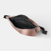Moderne Monogramm-Roségold Bauchtasche (Offen)
