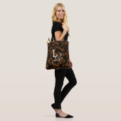 Moderne Monogramm-Schildpattdruck Tasche (Am Model)