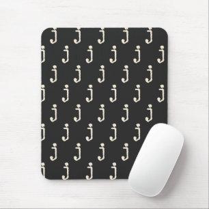 Moderne Monogramm-Schreibmaschinentypografie Schwa Mousepad