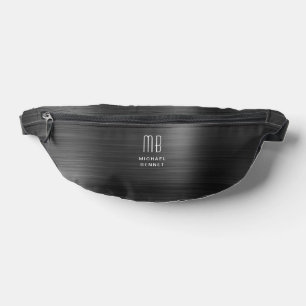Moderne Monogramm Schwarz Bauchtasche
