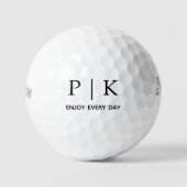 Moderne Monogramm Srixon Soft Feel 13 Golfball (Vorderseite)
