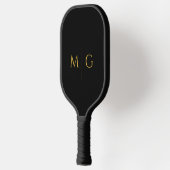 Moderne monogramm-stilvolle Anpassung Pickleball Schläger (Links)