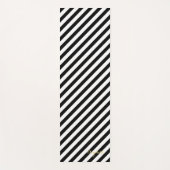 Moderne Monogramm-Übungen in Schwarz und Weiß Yogamatte (Vorderseite)