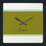 Moderne Monogramm-Uhr Quadratische Wanduhr<br><div class="desc">Diese Schmetterlingsuhr wird jedem Zimmer eine Touch von Charme und Eleganz verleihen. Mit seinem zeitgenössischen ästhetischen und sanften,  anmutigen Stil ist das Schmetterlingsdesign der perfekte Akzent für eine Zuhause,  ein Schlafzimmer oder einen Wohnraum. Diese Uhr ist eine zeitlose Ergänzung zu Ihrer Einrichtung und bietet Schönheit und Funktionalität.</div>