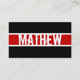 Moderne Monogramm-Visitenkarte Visitenkarte