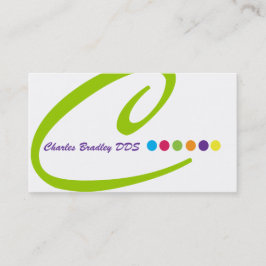 Moderne Monogramm-Visitenkarte Visitenkarte