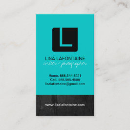 Moderne Monogramm-Visitenkarte Visitenkarte