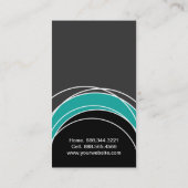 Moderne Monogramm-Visitenkarte Visitenkarte (Rückseite)