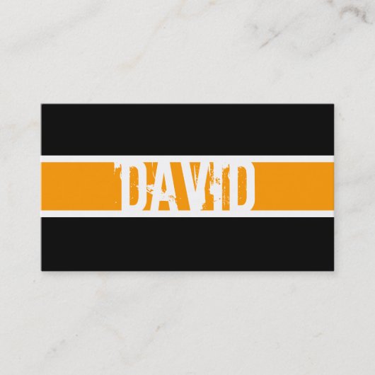 Moderne Monogramm-Visitenkarte Visitenkarte (Vorderseite)