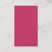 Moderne Monogramm-Visitenkarte Visitenkarte (Rückseite)