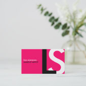 Moderne Monogramm-Visitenkarten Visitenkarte (Stehend Vorderseite)