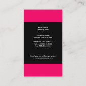 Moderne Monogramm-Visitenkarten Visitenkarte (Rückseite)