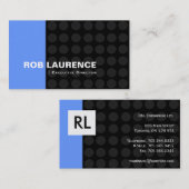 Moderne Monogramm-Visitenkarten Visitenkarte (Vorne/Hinten)