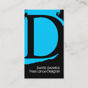 Moderne Monogramm-Visitenkarten Visitenkarte