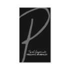 Moderne Monogramm-Visitenkarten