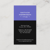 Moderne Monogramm-Visitenkarten Visitenkarte (Rückseite)