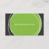 Moderne Monogramm-Visitenkarten Visitenkarte (Rückseite)