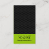 Moderne Monogramm-Visitenkarten Visitenkarte (Rückseite)