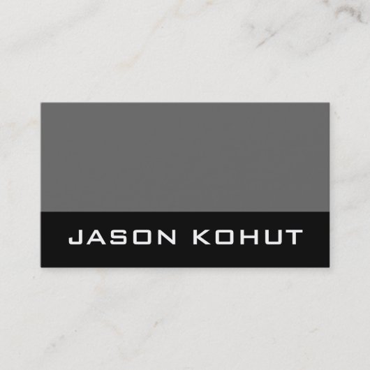 Moderne Monogramm-Visitenkarten Visitenkarte (Vorderseite)