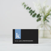 Moderne Monogramm-Visitenkarten Visitenkarte (Stehend Vorderseite)