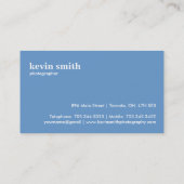 Moderne Monogramm-Visitenkarten Visitenkarte (Rückseite)