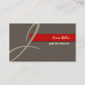 Moderne Monogramm-Visitenkarten Visitenkarte (Vorderseite)