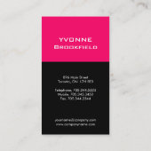 Moderne Monogramm-Visitenkarten Visitenkarte (Rückseite)